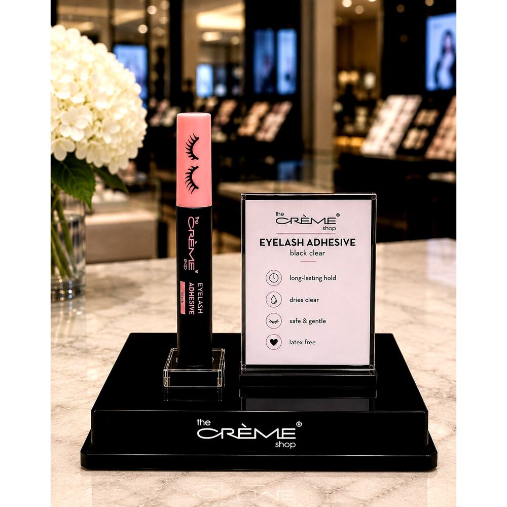 The Creme Shop Eyelash Adhesive in Black Infused with Vitamin E